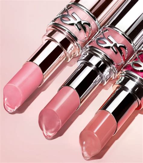 ysl glossy balm crystal color swatches|ysl loveshine lip balm.